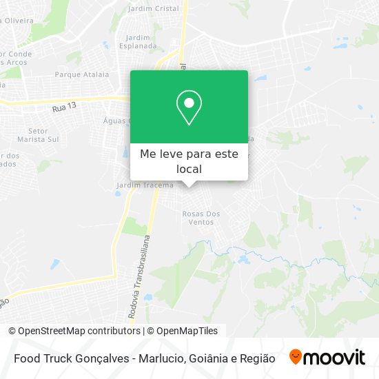 Food Truck Gonçalves - Marlucio mapa