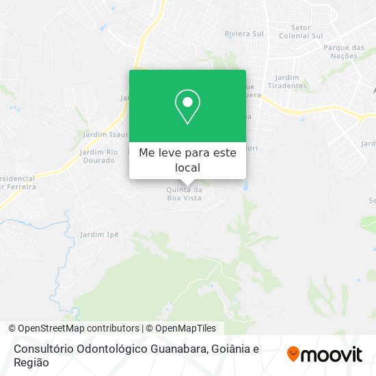 Consultório Odontológico Guanabara mapa