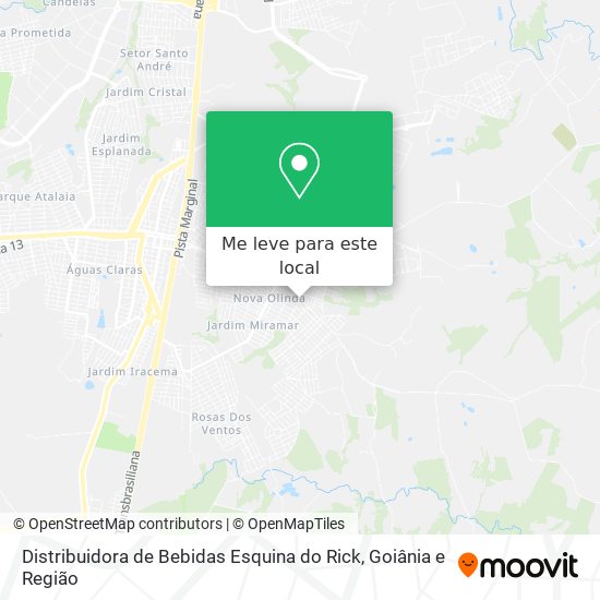 Distribuidora de Bebidas Esquina do Rick mapa