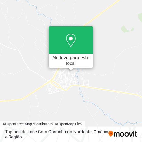 Tapioca da Lane Com Gostinho do Nordeste mapa