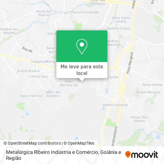 Metalúrgica Ribeiro Indústria e Comércio mapa