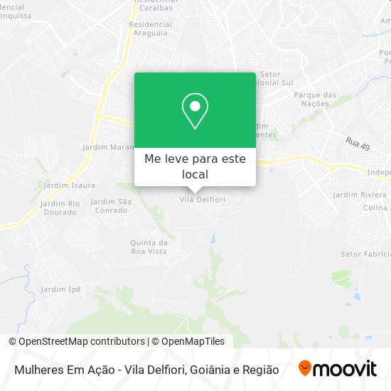 Mulheres Em Ação - Vila Delfiori mapa