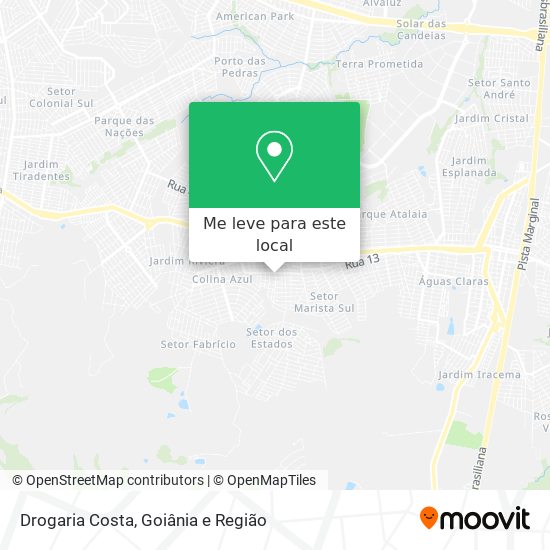 Drogaria Costa mapa