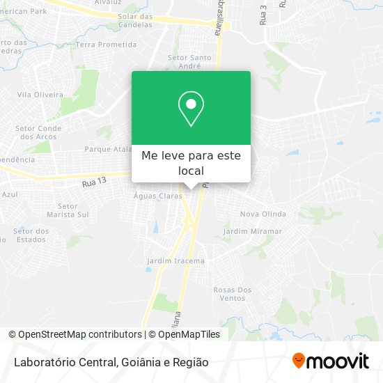 Laboratório Central mapa