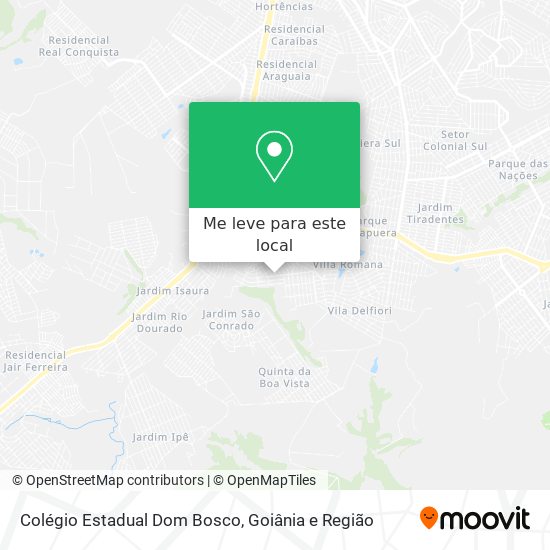 Colégio Estadual Dom Bosco mapa