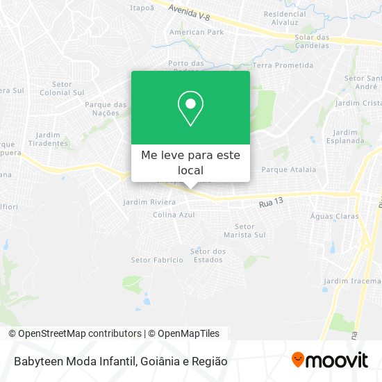 Babyteen Moda Infantil mapa