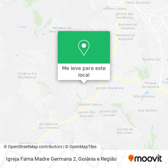 Igreja Fama Madre Germana 2 mapa