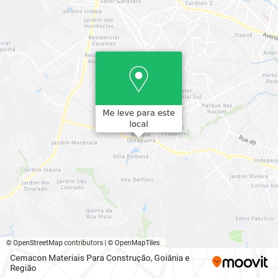 Cemacon Materiais Para Construção mapa