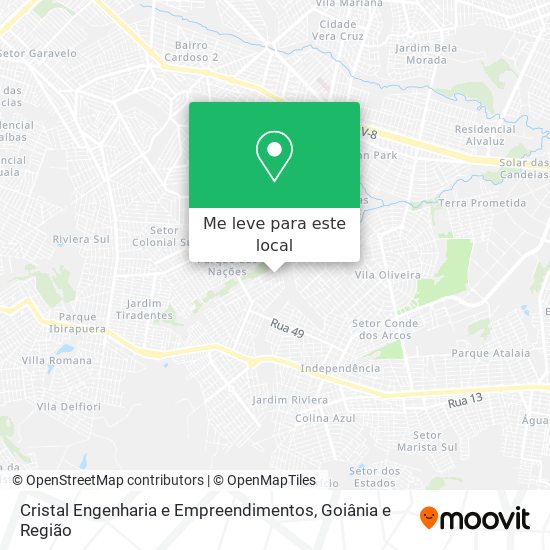 Cristal Engenharia e Empreendimentos mapa