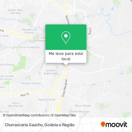 Churrascaria Gaúcho mapa