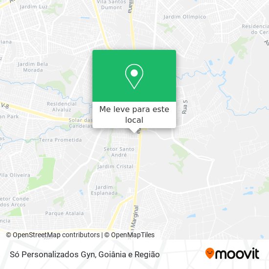 Só Personalizados Gyn mapa