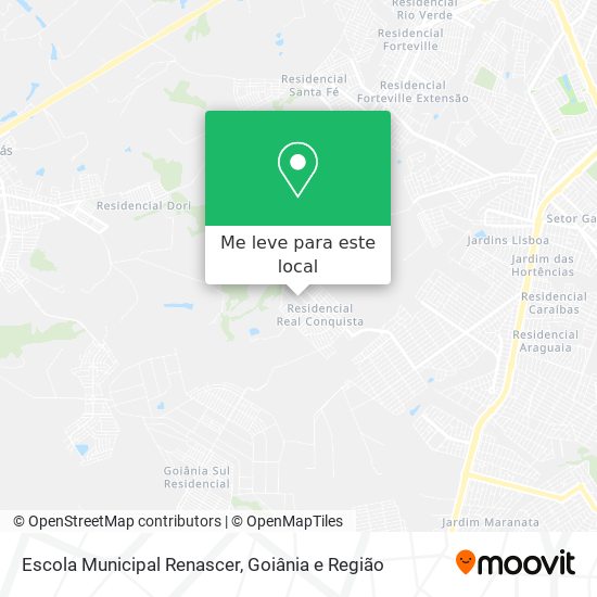 Escola Municipal Renascer mapa