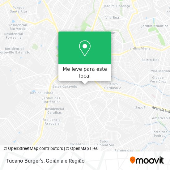 Tucano Burger's mapa