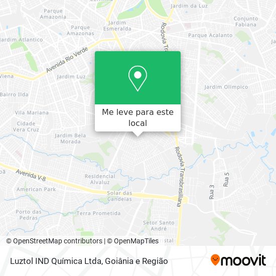 Luztol IND Química Ltda mapa