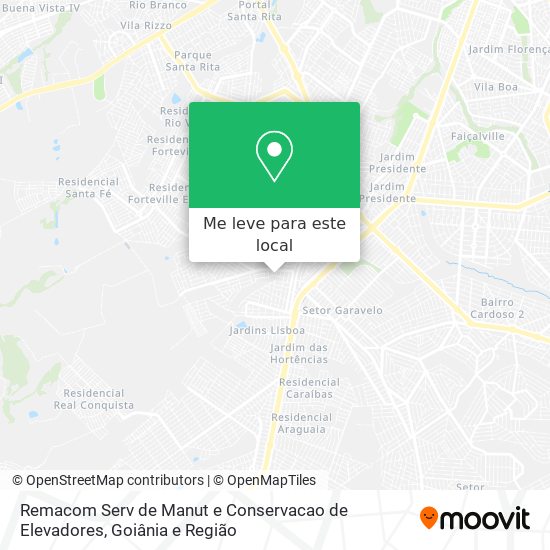 Remacom Serv de Manut e Conservacao de Elevadores mapa