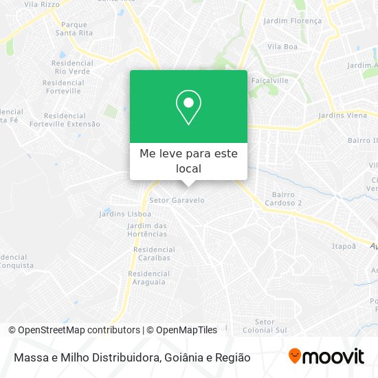Massa e Milho Distribuidora mapa