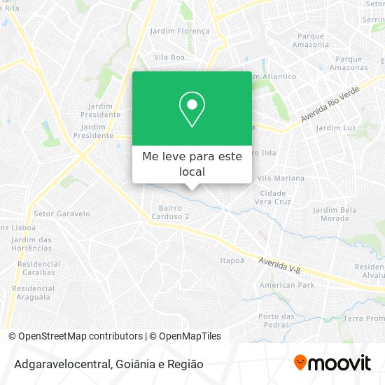 Adgaravelocentral mapa