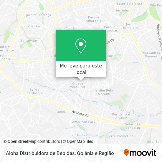 Aloha Distribuidora de Bebidas mapa