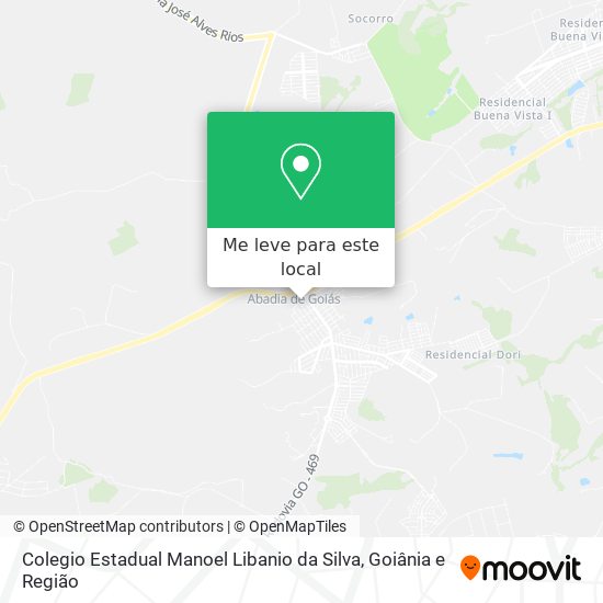 Colegio Estadual Manoel Libanio da Silva mapa