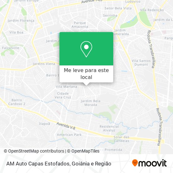 AM Auto Capas Estofados mapa