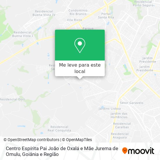 Centro Espírita Pai João de Oxalá e Mãe Jurema de Omulu mapa