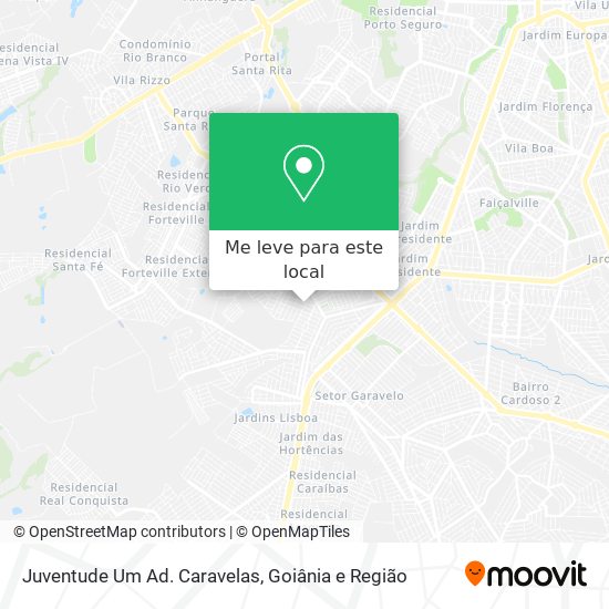 Juventude Um Ad. Caravelas mapa