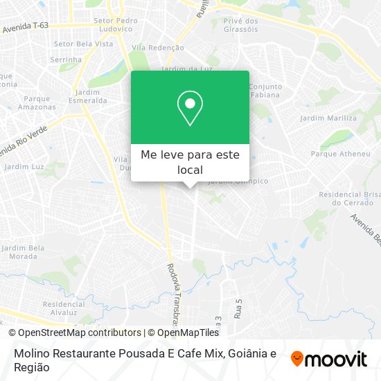 Molino Restaurante Pousada E Cafe Mix mapa