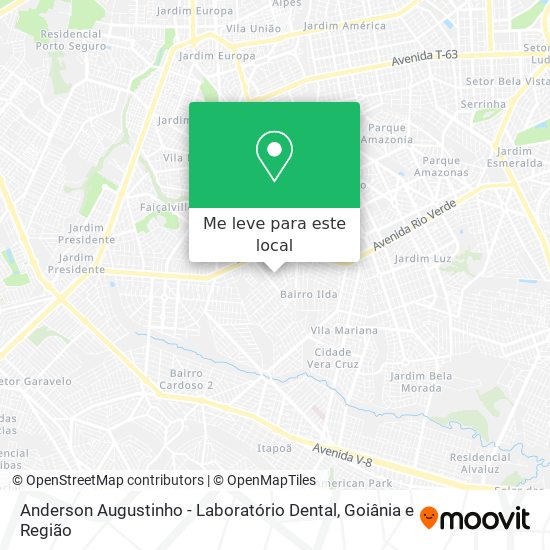 Anderson Augustinho - Laboratório Dental mapa
