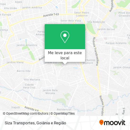 Siza Transportes mapa