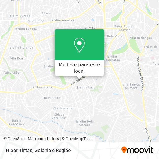 Hiper Tintas mapa