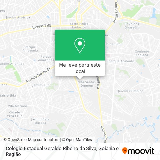 Colégio Estadual Geraldo Ribeiro da Silva mapa