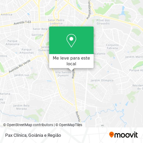 Pax Clínica mapa