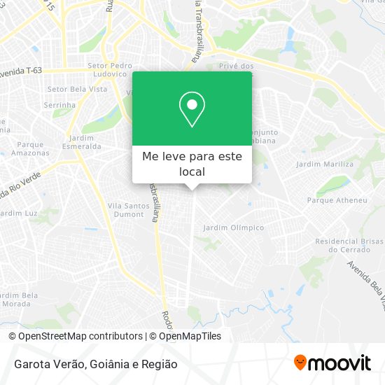 Garota Verão mapa