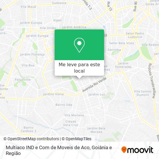 Multiaco IND e Com de Moveis de Aco mapa