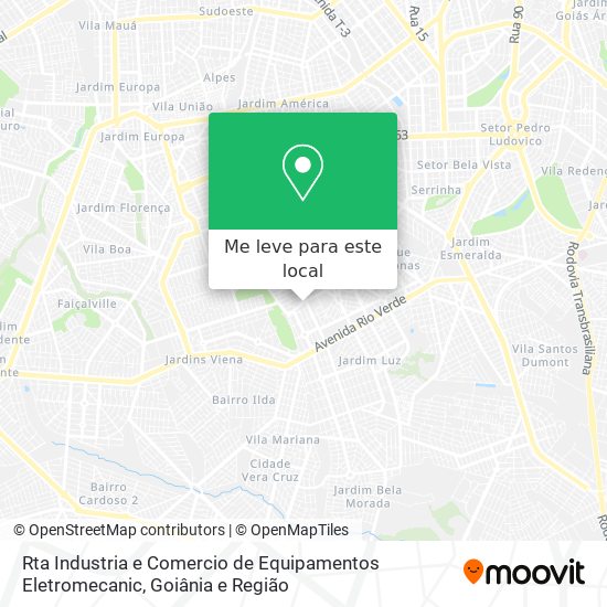 Rta Industria e Comercio de Equipamentos Eletromecanic mapa