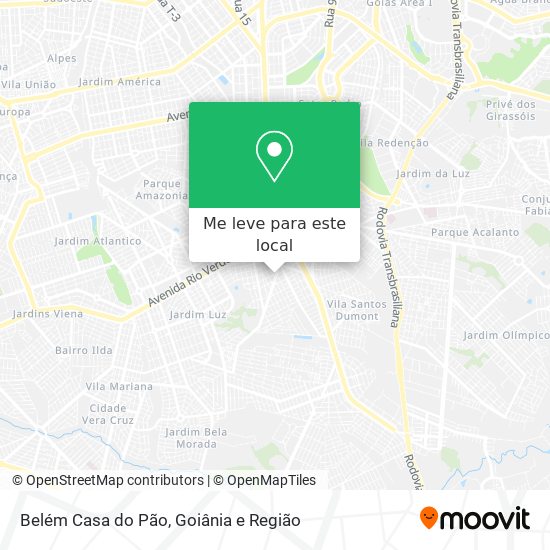 Belém Casa do Pão mapa