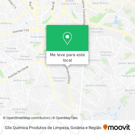 Glix Química Produtos de Limpeza mapa