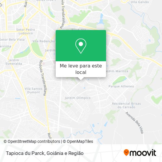 Tapioca du Parck mapa