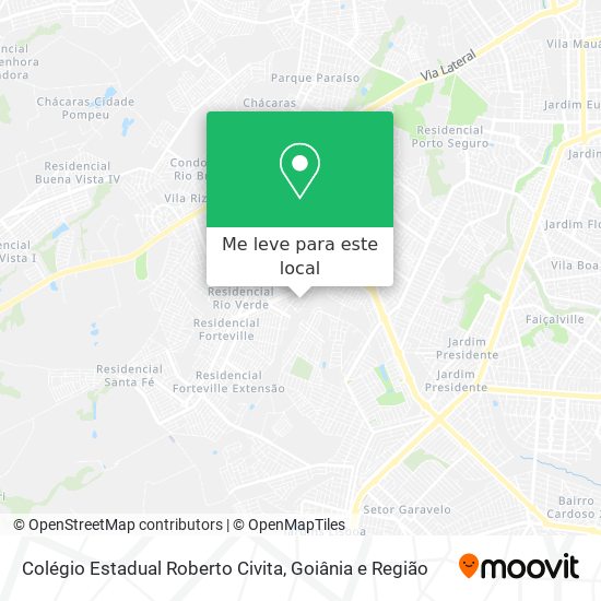 Colégio Estadual Roberto Civita mapa