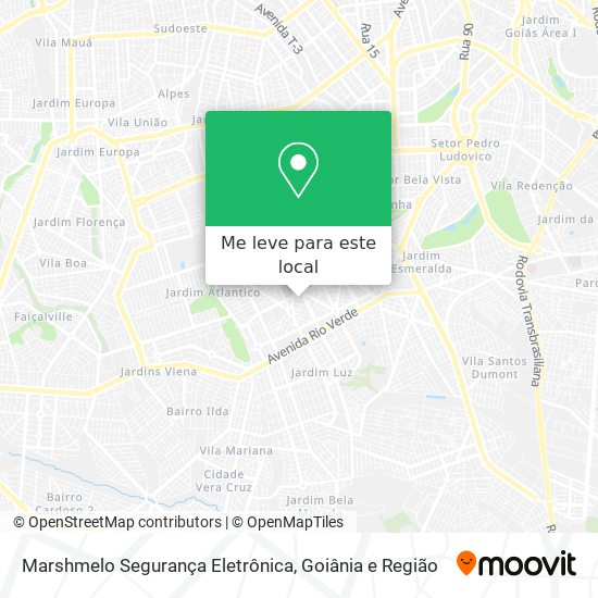 Marshmelo Segurança Eletrônica mapa