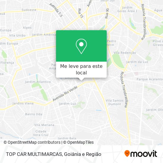 TOP CAR MULTIMARCAS mapa