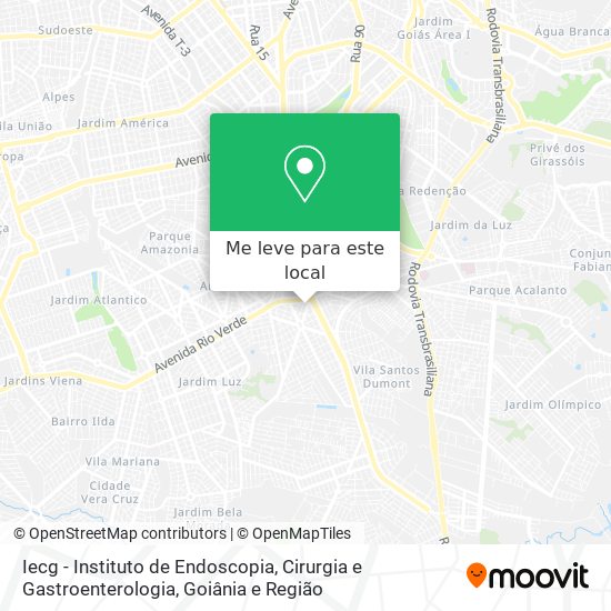 Iecg - Instituto de Endoscopia, Cirurgia e Gastroenterologia mapa