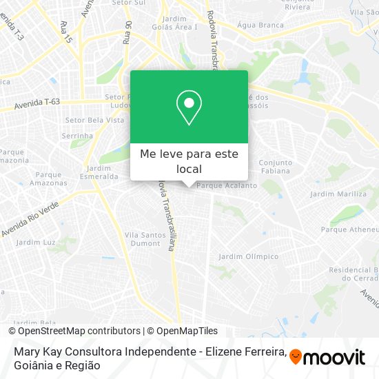 Mary Kay Consultora Independente - Elizene Ferreira mapa