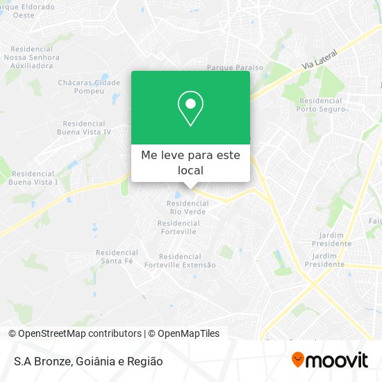 S.A Bronze mapa