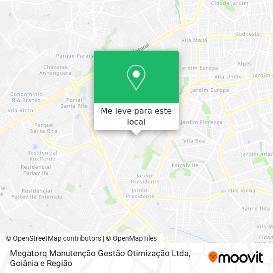 Megatorq Manutenção Gestão Otimização Ltda mapa