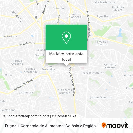 Frigosul Comercio de Alimentos mapa