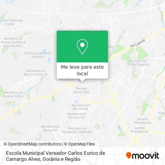 Escola Municipal Vereador Carlos Eurico de Camargo Alves mapa