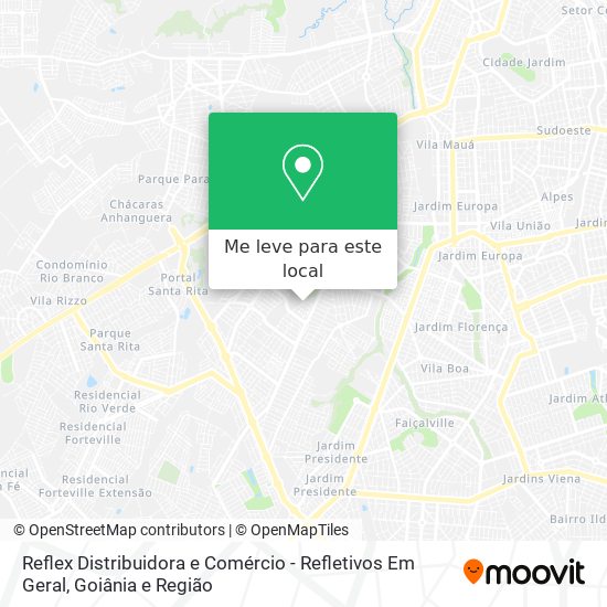 Reflex Distribuidora e Comércio - Refletivos Em Geral mapa