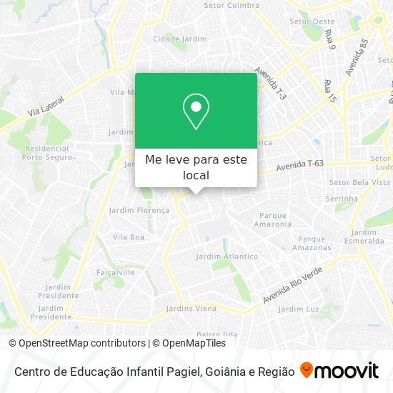 Centro de Educação Infantil Pagiel mapa