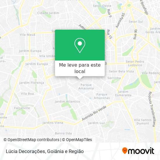 Lúcia Decorações mapa